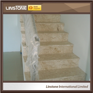 High Quality Popular Tiger Skin Yellow Granite Stair Tiles