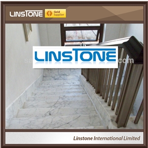 High Quality Statuario Marble Stair