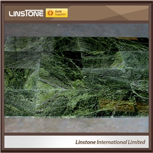 Polished High Quality Rain Forest Green Marble Tile & Slab for Wall Tiles