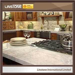 Polished Surface Cheap Price Bianco Romano Granite Kitchen Countertops