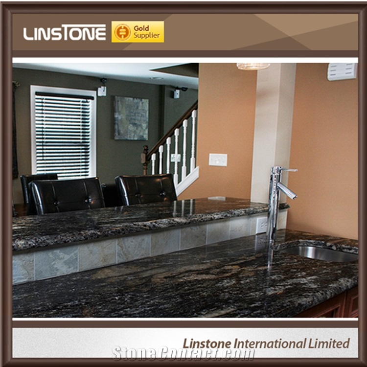 Polished Surface Orion Granite Kitchen Countertops