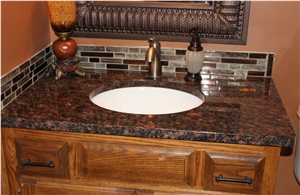 Tan Brown Granite Vanity Countertop