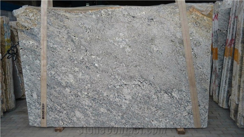 Himalaya 3cm Thick Slabs, Himalaya White Granite