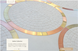 Stone - Glass Mix Mosaic Tiles
