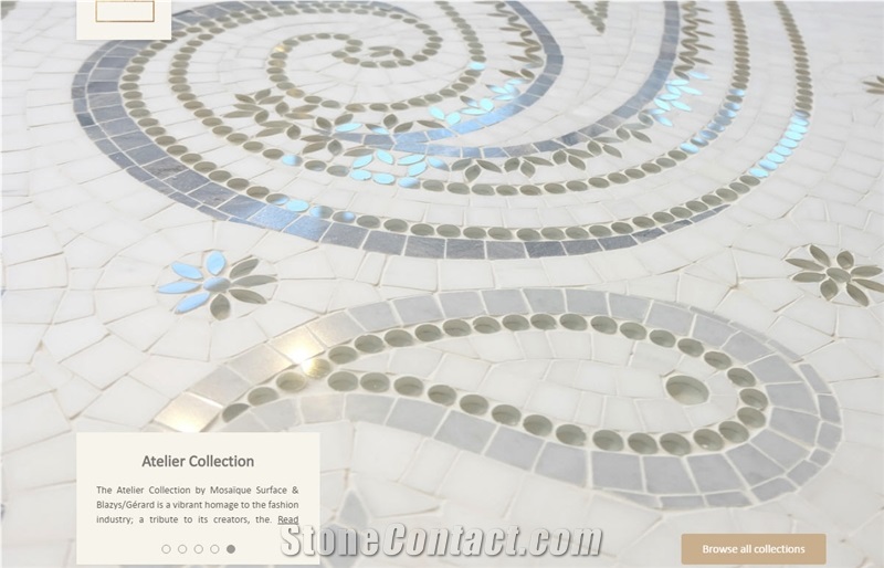 Stone - Glass Mix Mosaic Tiles