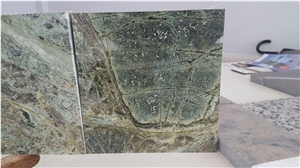 Green Marble, Azul Green, Green Turtle Polished Marble Tiles & Slabs, Floor Covering Tiles, Walling Tiles