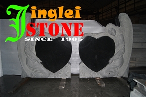 Shanxi Black Granite Tombstone and Monument Manufacturer Good Price
