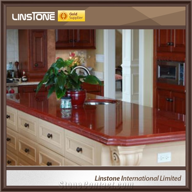 Custom Cheap Ruby Red Granite Kitchen Countertops From China