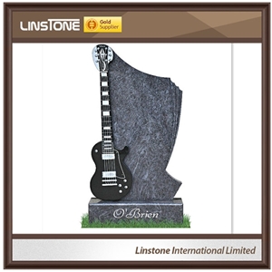Funeral Monuments Granite Guitar Headstones/Monuments