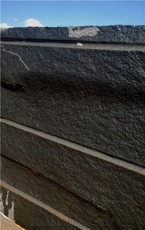 Shades Of Black, Tanganyika Black Granite Blocks