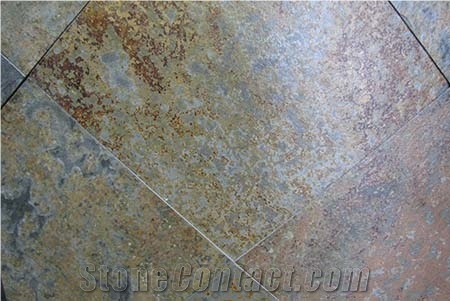 Rich Rust Slate Floor Tiles, Flooring Tiles
