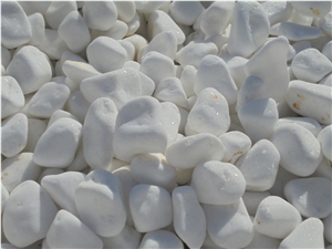 Thassos White Marble Pebble Stone