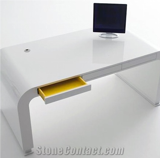 Manager White Office Desk Furniture Modern Executive Desk