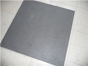 Nero Antic Brushed Granite Floor Tiles