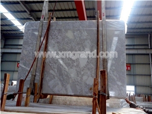 Italy Grey Marble Tiles and Slabs, Grey Marble French Patterns