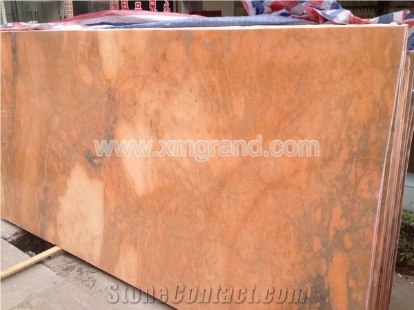 Rosa Sunset Marble, Sunset Pink Marble, Rossa Sunset Marble Tiles and Slabs Polished