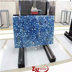 Blue Series Onyx/Agate Polished Floor&Wall Tiles, Slabs, Flooring and Covering