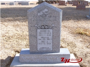 Custom Curved Top with Bench Sesame White/ G603 Granite Family Monuments/ Engraved Headstones/ Cemetery Tombstones/ Gravestone/ Custom Monuments