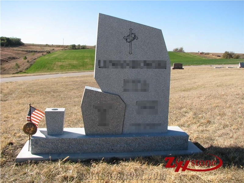 Good Qualit Roof Top with Side Benches Absolute Black/ Shanxi Black/ China Black Granite Western Style Tombstones/ Engraved Tombstones/ Family Monuments/ Headstones/ Engraved Headstones