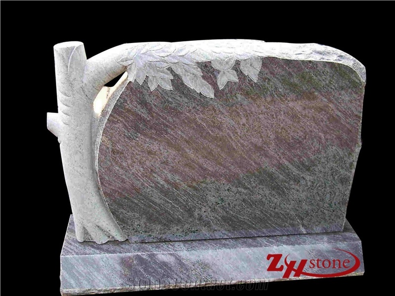 Good Quality Heart Shaped with Angel and Rose Carving Sesame White/ G603 Granite Angel Monuments/ Upright Monuments/ Headstones/ Gravestone/ Custom Monuments