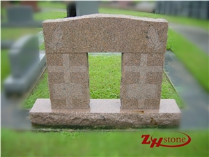 Vizag Blue Granite Dolpins Sculpture Gravestone