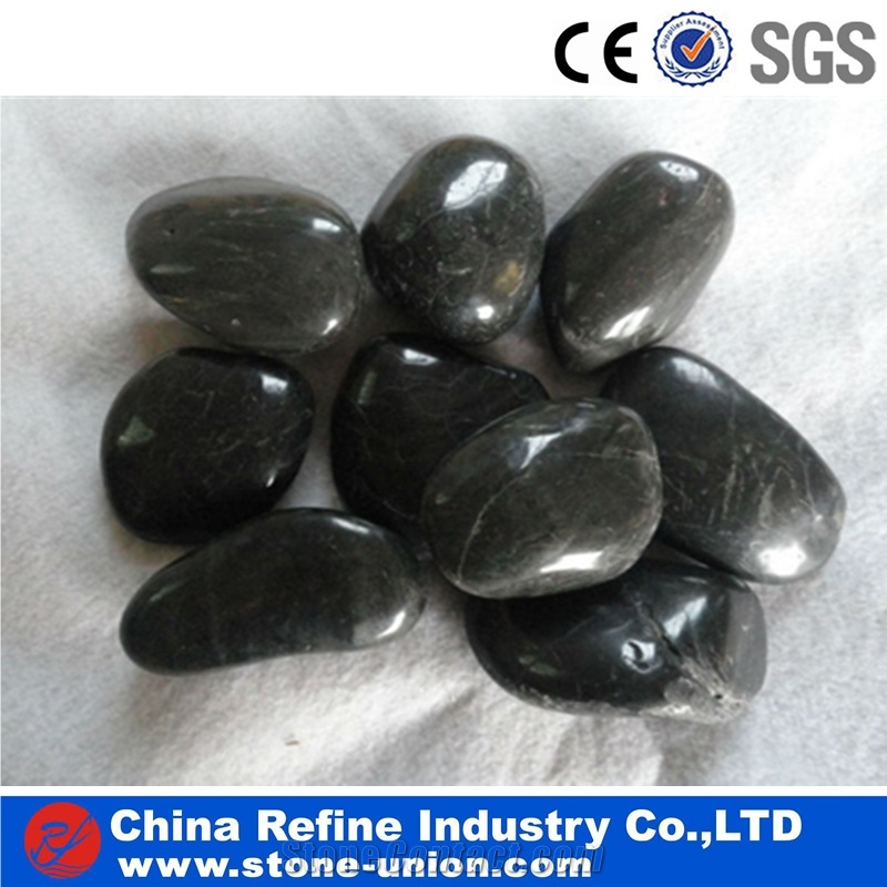 Black Pebble Stone for Sale