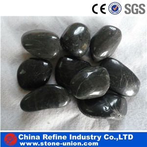 Black Pebble Stone for Sale