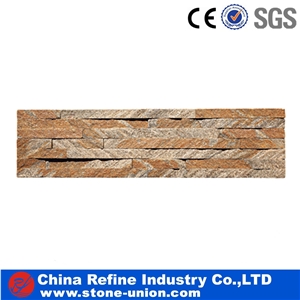 China Cheap Cultured Stone ,Slate Wall Cladding Tile, Exterior Facade Tile, Flat Stacked Panels