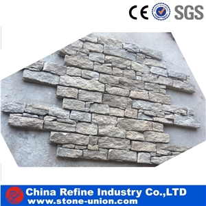 China Slate Stone Veneer Cultured Stone for Grey Wall Decoration,Natural Stone Veneer ,Factory Direct Wall Stone