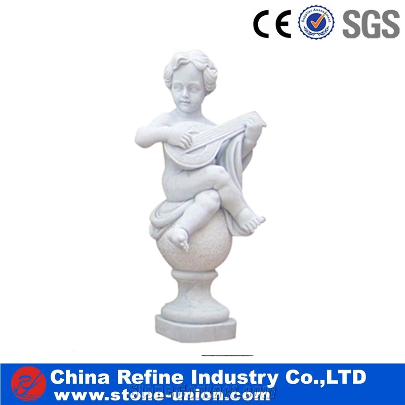 Figure Sculpture, White Marble Sculpture, Western Human Statues