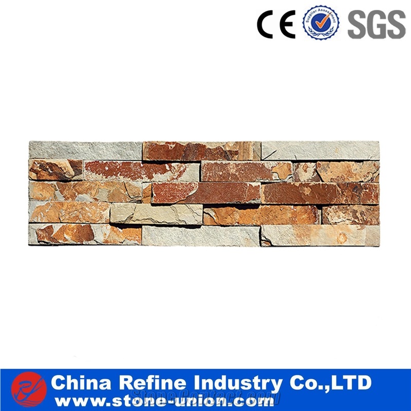 Low Price Slate Cultured Stone,Wall Cladding Factory
