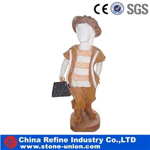 Multicolor Marble Stone Figure Carving Human Sculptures Low Price Factory Directly