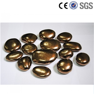 New Design Gold Pebble Stone /Golden Pebble