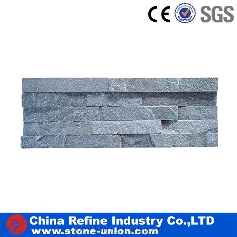 On Sale Blue China Slate Cultured Stone, Wall Cladding, Stacked Stone Veneer