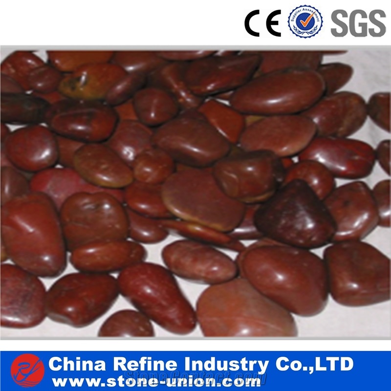 Polished Red River Stone/ Pebble Stone