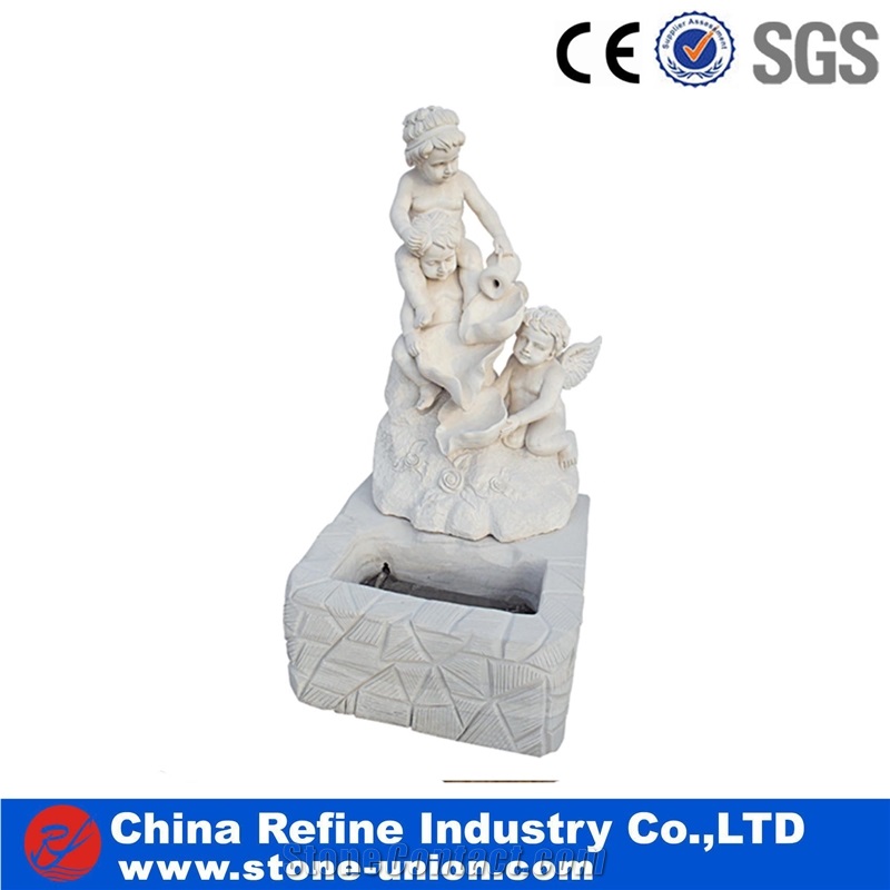 Pure White Marble Stone Figure Carving Human Sculptures