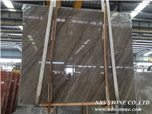 Kylin Wooden Marble Tiles & Slabs,China Brown Marble Tiles & Slabs