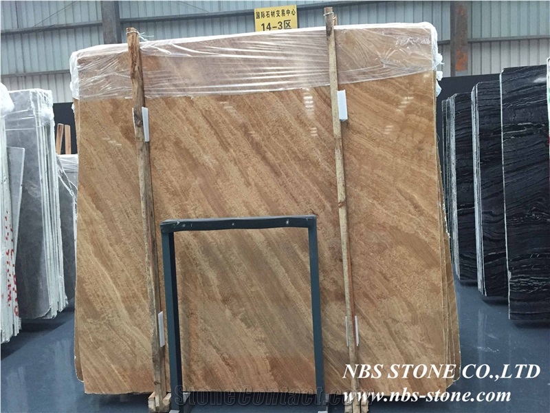 Wooden Marble Tiles & Slabs,China Brown Marble Tiles & Slabs
