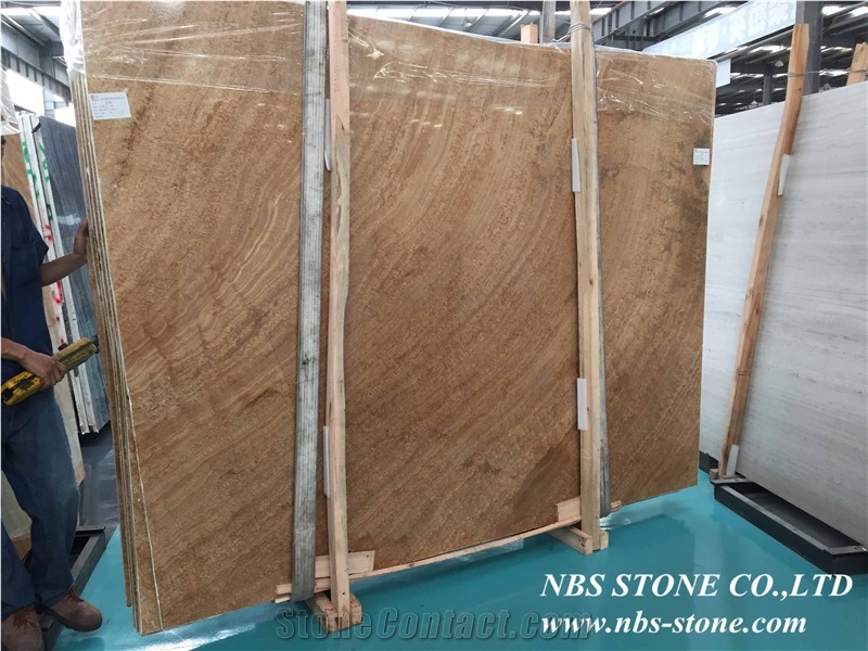 Wooden Marble Tiles & Slabs,China Brown Marble Tiles & Slabs