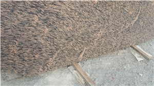 Tiger Skin Granite Slabs & tiles, pink polished granite floor covering tiles, walling tiles 