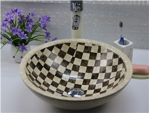 Best Price Marble Mosaic Bathroom Sink