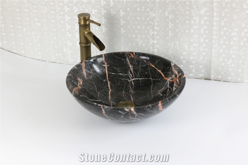 China Mystique Dark Marble Sink / Basin