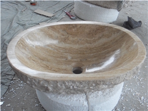 Customized White Marble Wash Basin and Sinks
