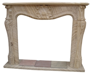 French Style Beige Fireplace-Rsc099 Sandstone