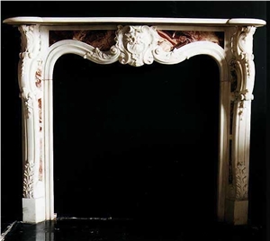 French Style Fireplace-Rsc054 Marble