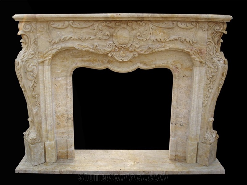 French Style Fireplace-Rsc080 Marble