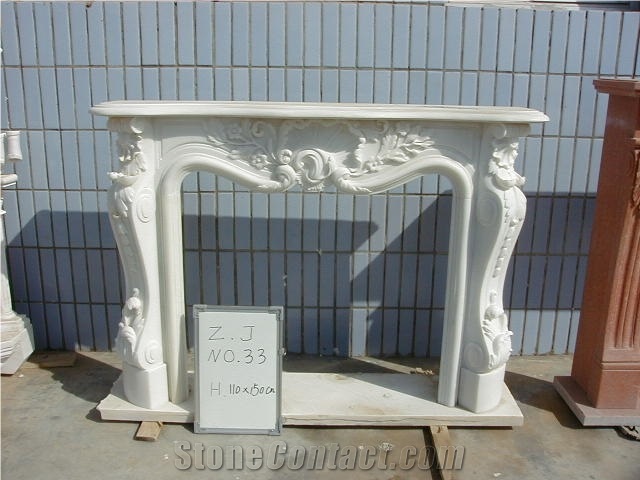 French Style Fireplace-Rsc128 Marble