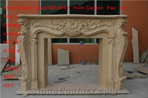 French Style Fireplace-Rsc144 Marble