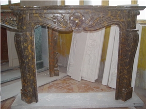 French Style Marble Fireplace-Rsc047