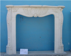 French Style White Fireplace-Rsc130 Marble